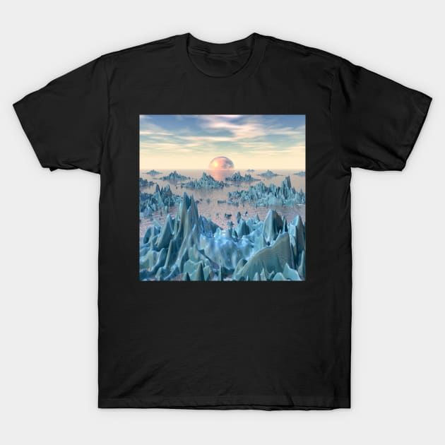 Fantasy Landscape T-Shirt by perkinsdesigns